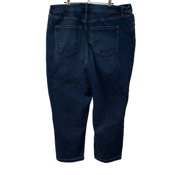 Lane Bryant FLEX MAGIC WAISTBAND MID-RISE STRAIGHT Jeans Blue Plus Size 18L - Picture 5 of 7